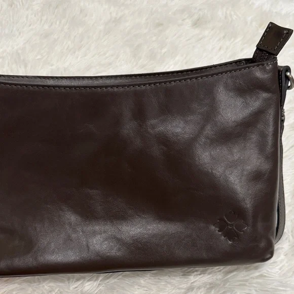 Patricia Nash Dark Brown Leather Crossbody Bag - Picture 9 of 10